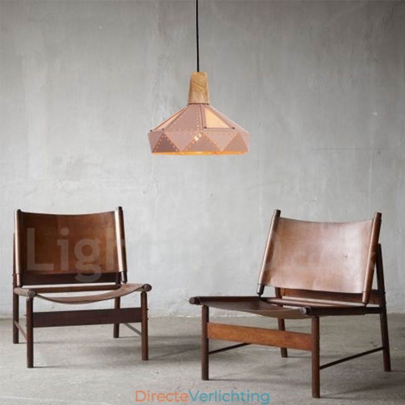 Enkele 1-lichts moderne, eigentijdse, veelkleurige hanglamp