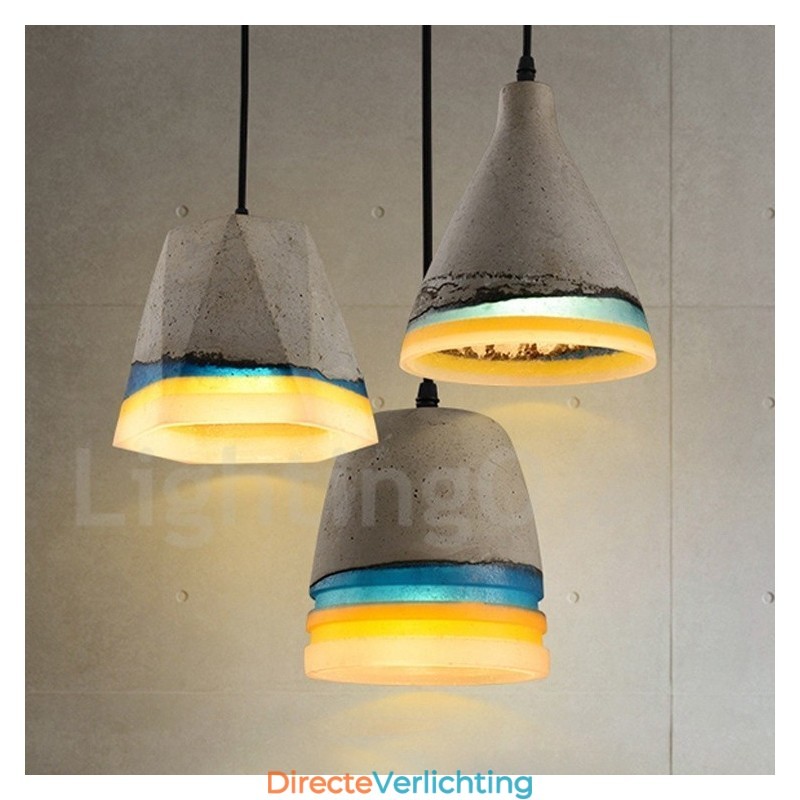 Vintage betonnen hanglamp
