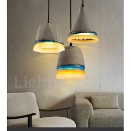 Vintage betonnen hanglamp