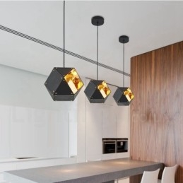 Moderne, eigentijdse hanglamp met 1 lichtbron
