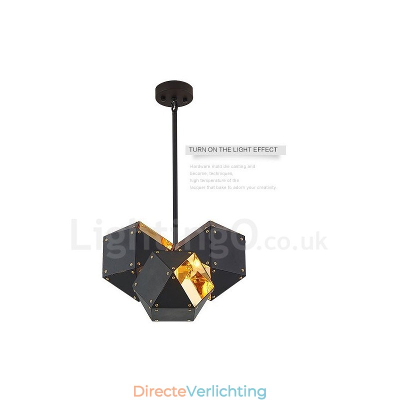 3-lichts moderne, eigentijdse hanglamp