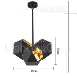 3-lichts moderne, eigentijdse hanglamp