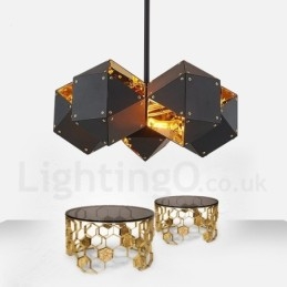 5-lichts moderne, eigentijdse hanglamp