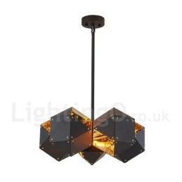5-lichts moderne, eigentijdse hanglamp