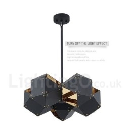 5-lichts moderne, eigentijdse hanglamp