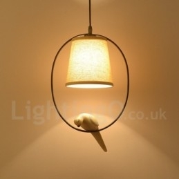 1 Licht Rustieke Lodge Vintage Hanglamp