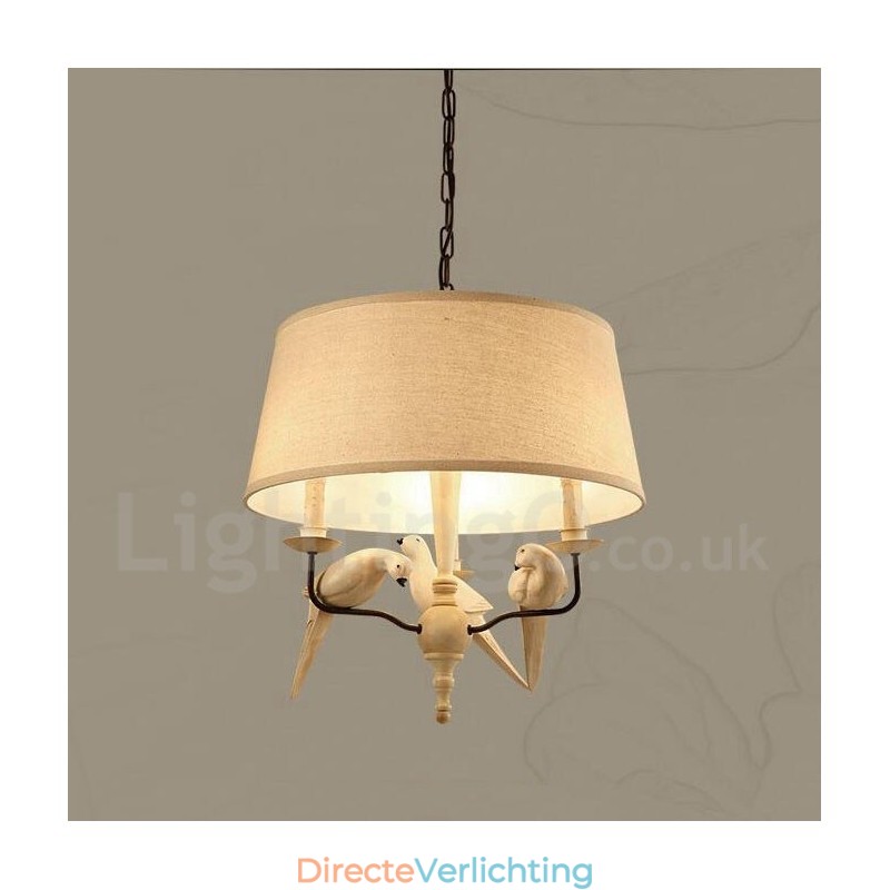 3-lichts rustieke lodge vintage hanglamp
