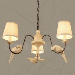 3-lichts rustieke lodge vintage hanglamp