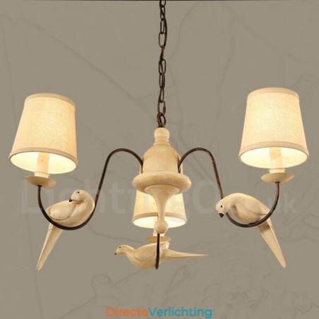 3-lichts rustieke lodge vintage hanglamp 3-lichts rustieke lodge vintage hanglamp