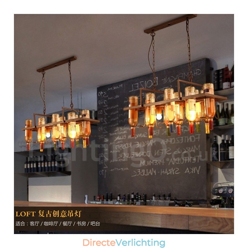 Traditionele klassieke metalen hanglamp