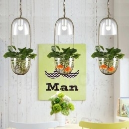 Rustieke Lodge Metalen Glazen Hanglamp
