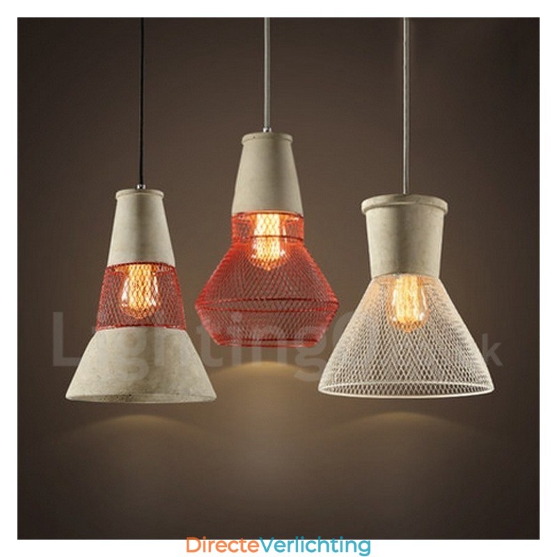 1 Licht Metalen Beton Rustieke Lodge Hanglamp