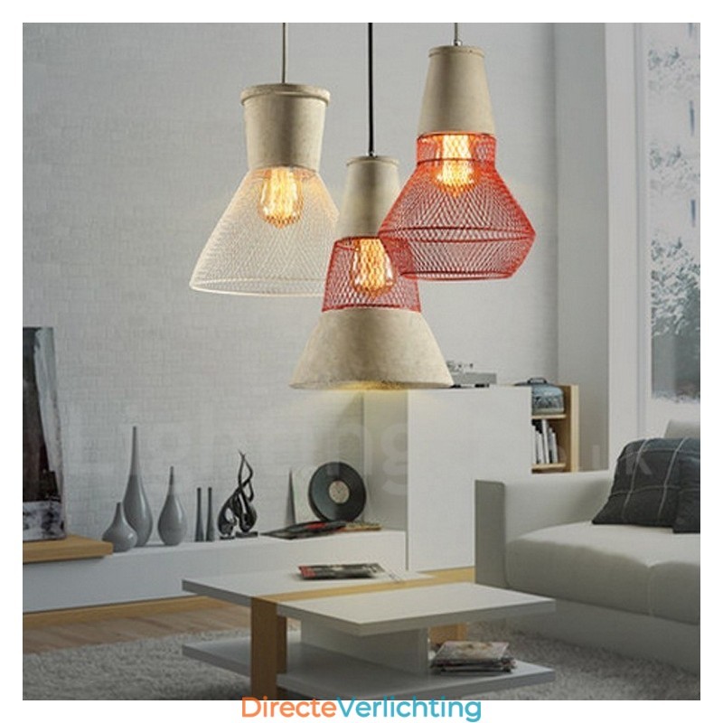 1 Licht Metalen Beton Rustieke Lodge Hanglamp