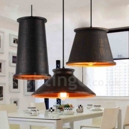 Retro Vintage 1-lichts metalen hanglamp