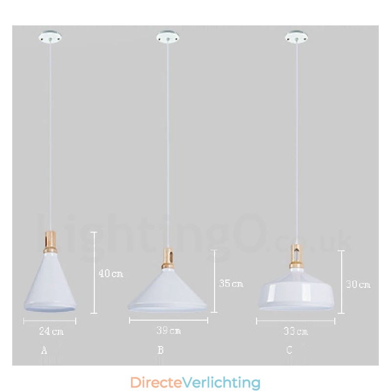 Moderne, eigentijdse hanglamp met 1 lichtbron