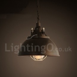 Retro Vintage Metalen 1 Lichts Hanglamp