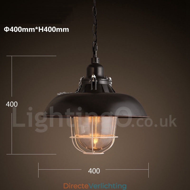 Retro Vintage Metalen 1 Lichts Hanglamp