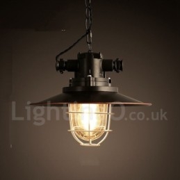 Retro Vintage Metalen 1 Lichts Hanglamp