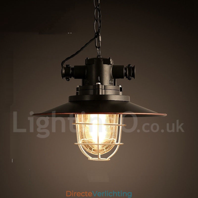 Retro Vintage Metalen 1 Lichts Hanglamp