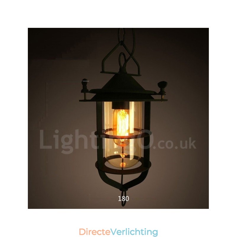 Retro Vintage Metalen 1 Lichts Hanglamp