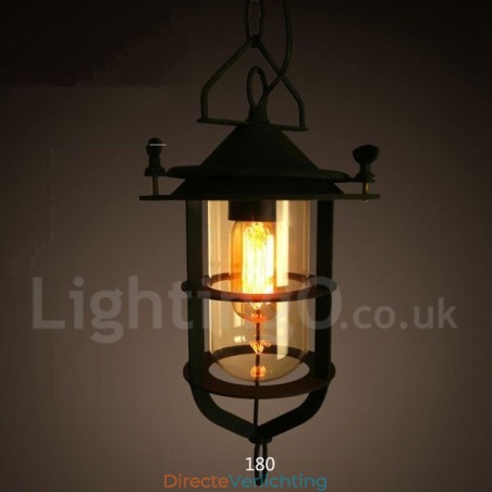 Retro Vintage Metalen 1 Lichts Hanglamp Retro Vintage Metalen 1 Lichts Hanglamp
