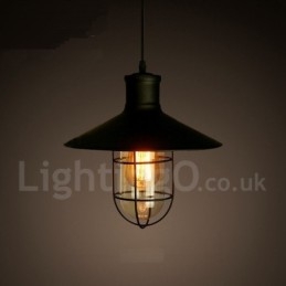 Retro Vintage Metalen 1 Lichts Hanglamp