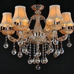 Kroonluchter Kristal Traditioneel Klassiek Glas 6 Licht