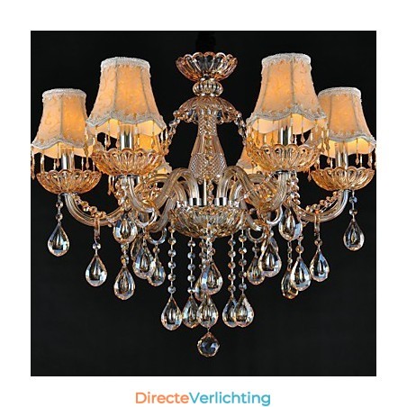 Kroonluchter Kristal Traditioneel Klassiek Glas 6 Licht Kroonluchter Kristal Traditioneel Klassiek Glas 6 Licht