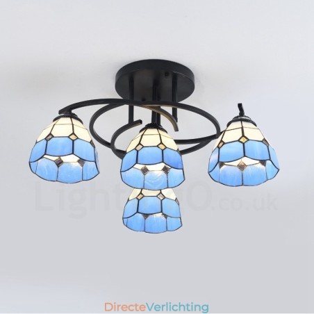 4-lichts mediterrane stijl geïntegreerde kroonluchter 4-lichts mediterrane stijl geïntegreerde kroonluchter