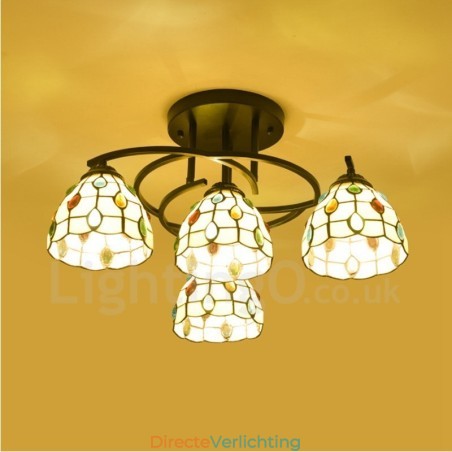 4-lichts mediterrane stijl geïntegreerde kroonluchter 4-lichts mediterrane stijl geïntegreerde kroonluchter