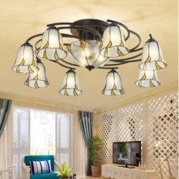 11 Lichts Mediterrane Stijl Geïntegreerde Badkamer Metalen Kroonluchter