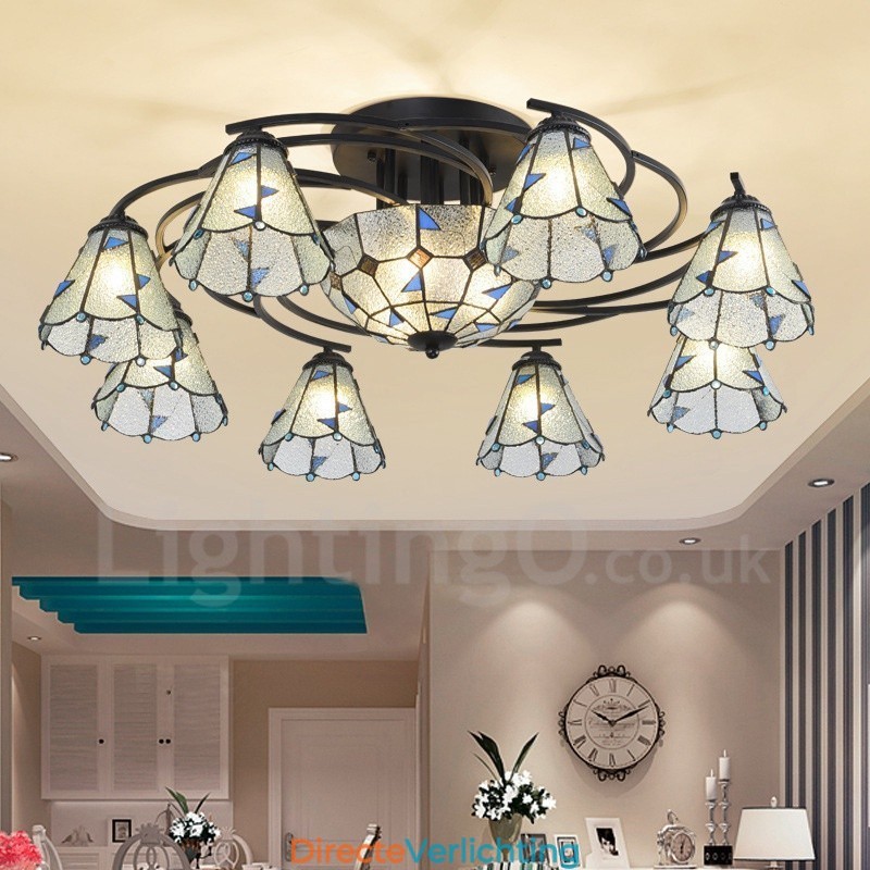 11 Lichts Mediterrane Stijl Geïntegreerde Badkamer Metalen Kroonluchter