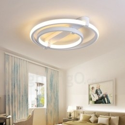 2 ringen moderne eigentijdse kroonluchter