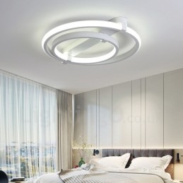 2 ringen moderne eigentijdse kroonluchter
