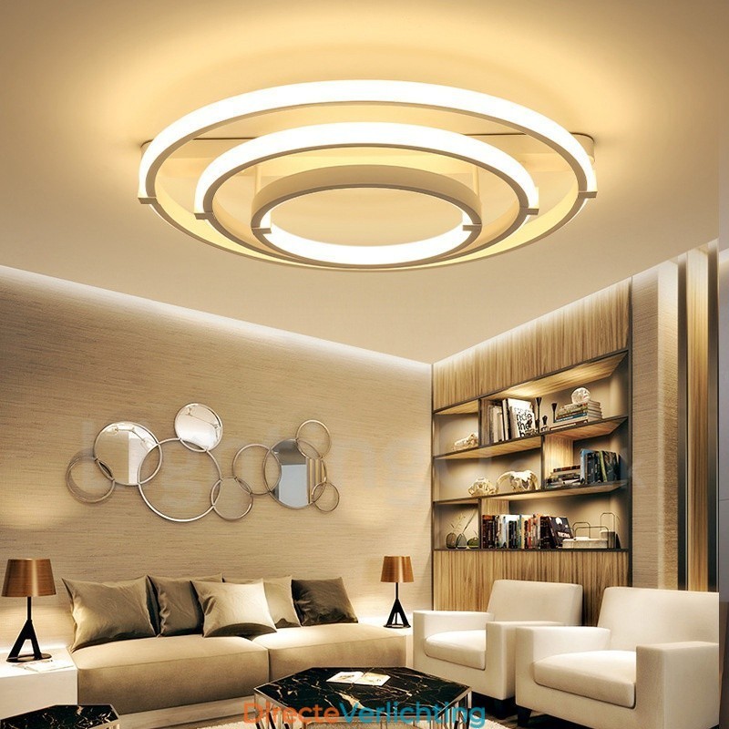 3 ringen moderne eigentijdse kroonluchter
