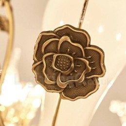 15 Lichts Traditionele Klassieke Geïntegreerde Metalen Kroonluchter
