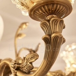 15 Lichts Traditionele Klassieke Geïntegreerde Metalen Kroonluchter