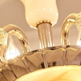 8-lichts traditionele klassieke geïntegreerde metalen kroonluchter
