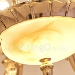 15 Lichts Traditionele Klassieke Geïntegreerde Metalen Kroonluchter