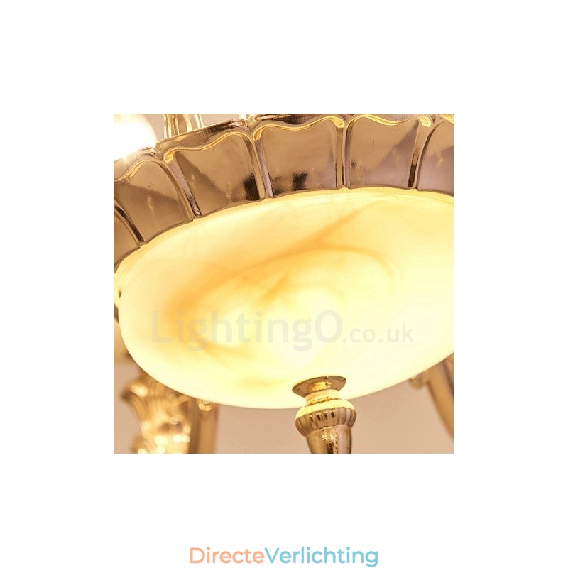 15 Lichts Traditionele Klassieke Geïntegreerde Metalen Kroonluchter