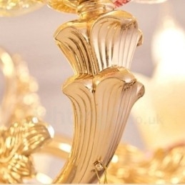 6-lichts traditionele klassieke geïntegreerde metalen kroonluchter