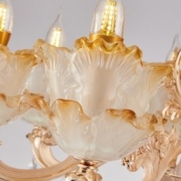 8-lichts traditionele klassieke geïntegreerde metalen kroonluchter