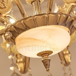 8-lichts traditionele klassieke geïntegreerde metalen kroonluchter