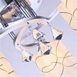 3-lichts moderne eigentijdse geïntegreerde kroonluchter
