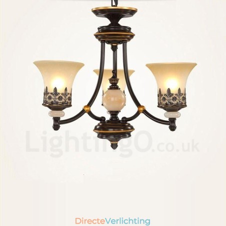3-lichts traditionele klassieke geïntegreerde metalen kroonluchter 3-lichts traditionele klassieke geïntegreerde metalen kroonluchter