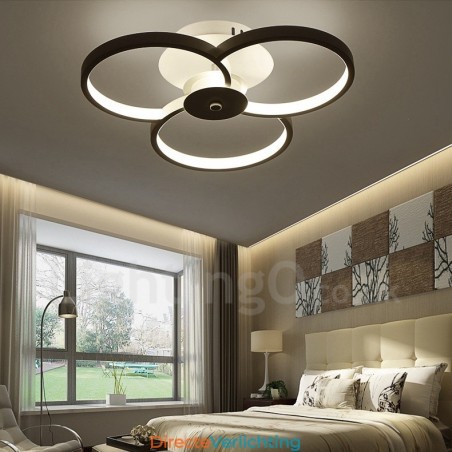 3-lichts moderne, eigentijdse, geïntegreerde metalen kroonluchter 3-lichts moderne, eigentijdse, geïntegreerde metalen kroonluchter