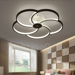 5-lichts moderne, eigentijdse, geïntegreerde metalen kroonluchter