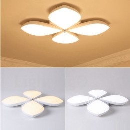 4-lichts moderne, eigentijdse, geïntegreerde metalen inbouwlamp