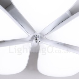 5-lichts moderne, eigentijdse, geïntegreerde metalen inbouwlamp
