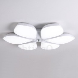 6-lichts moderne, eigentijdse, geïntegreerde metalen inbouwlamp